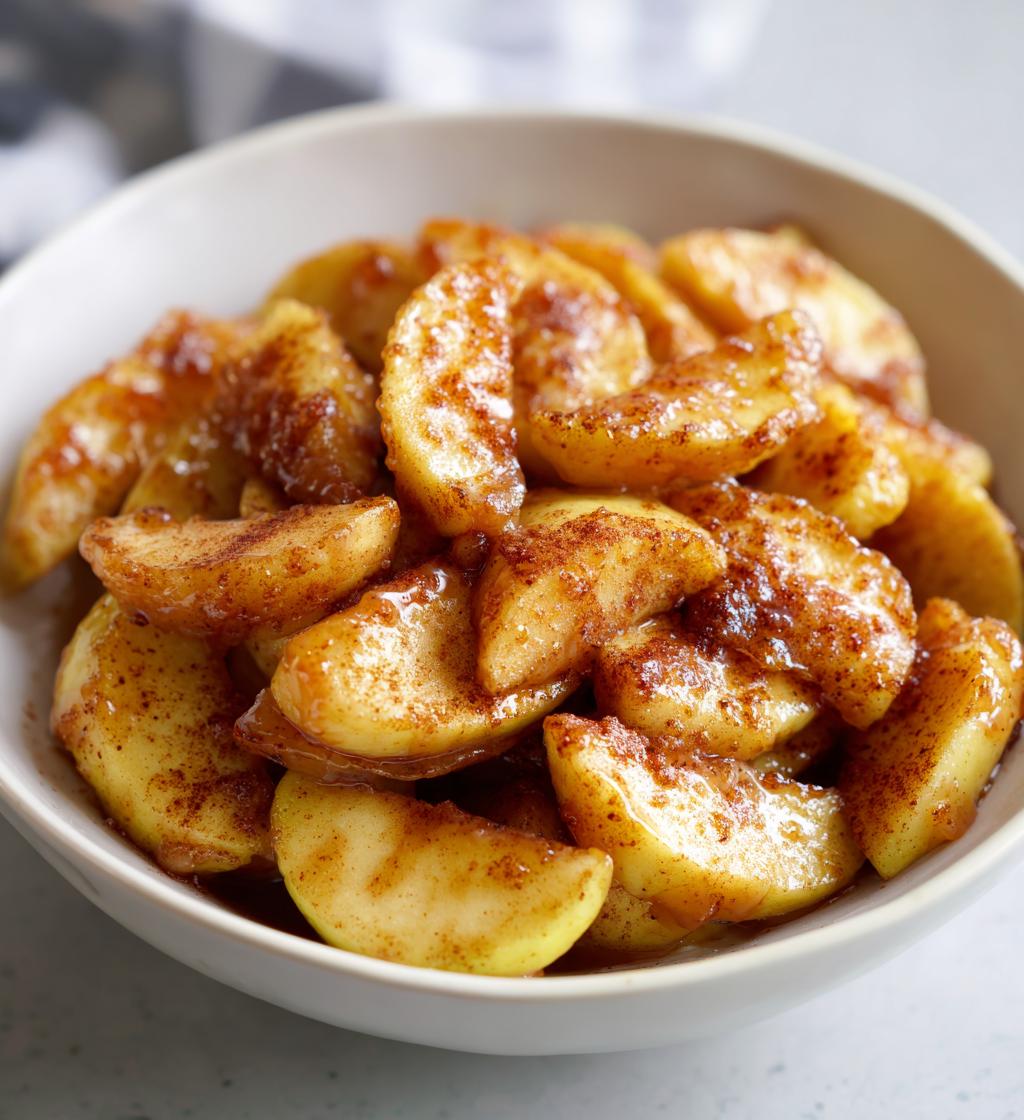 air fryer apples and cinnamon
