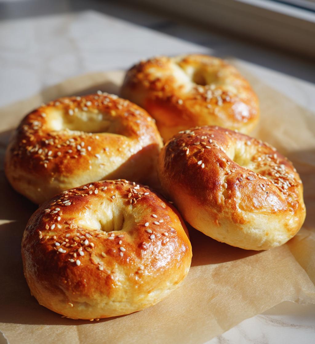air fryer bagels