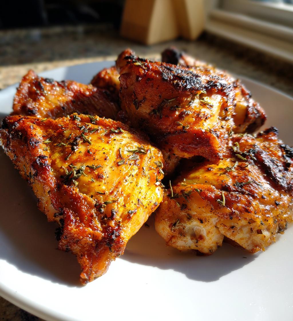 air fryer bone in chicken thighs