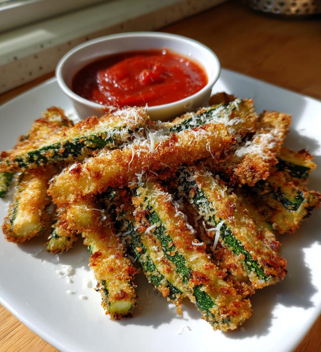 air fryer zucchini fries