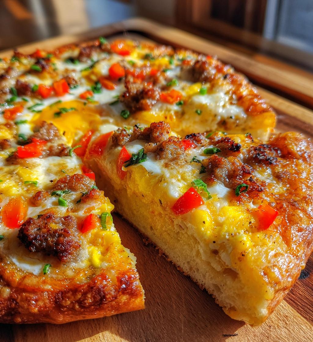 breakfast pizza