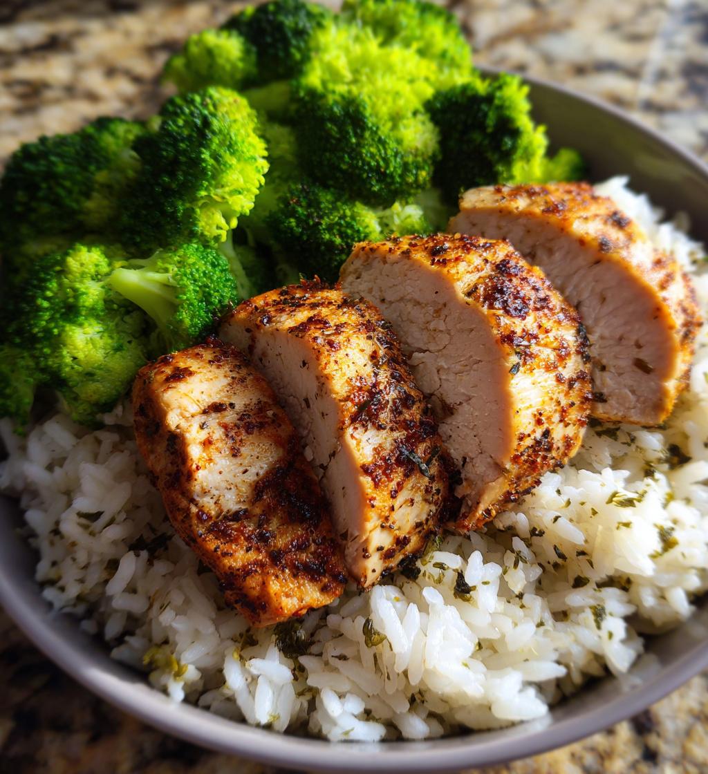 chicken and rice meal prep