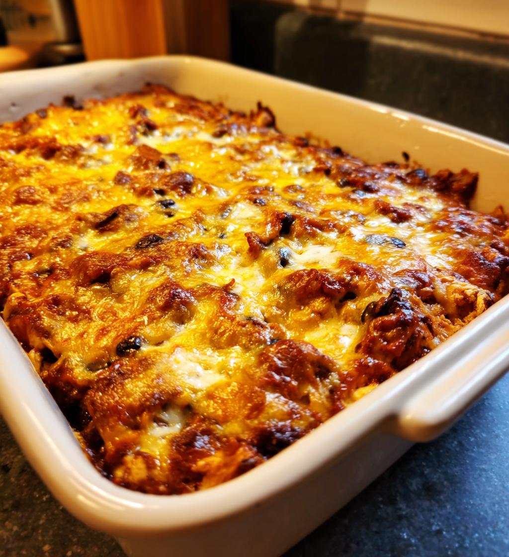 chicken enchilada bake