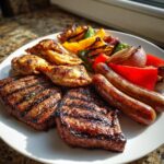 festa de churrasco no quintal