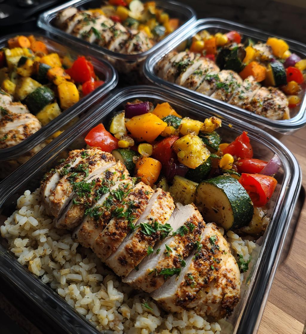 meal prep for the week