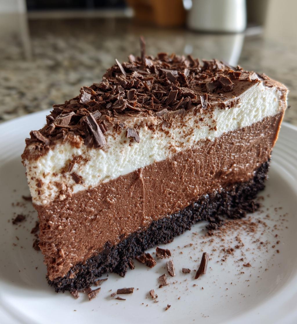no bake chocolate cheesecake