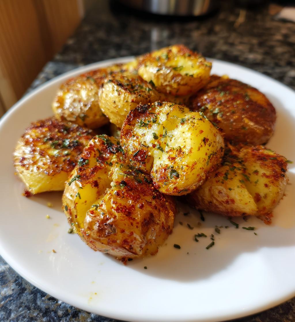smashed potatoes air fryer