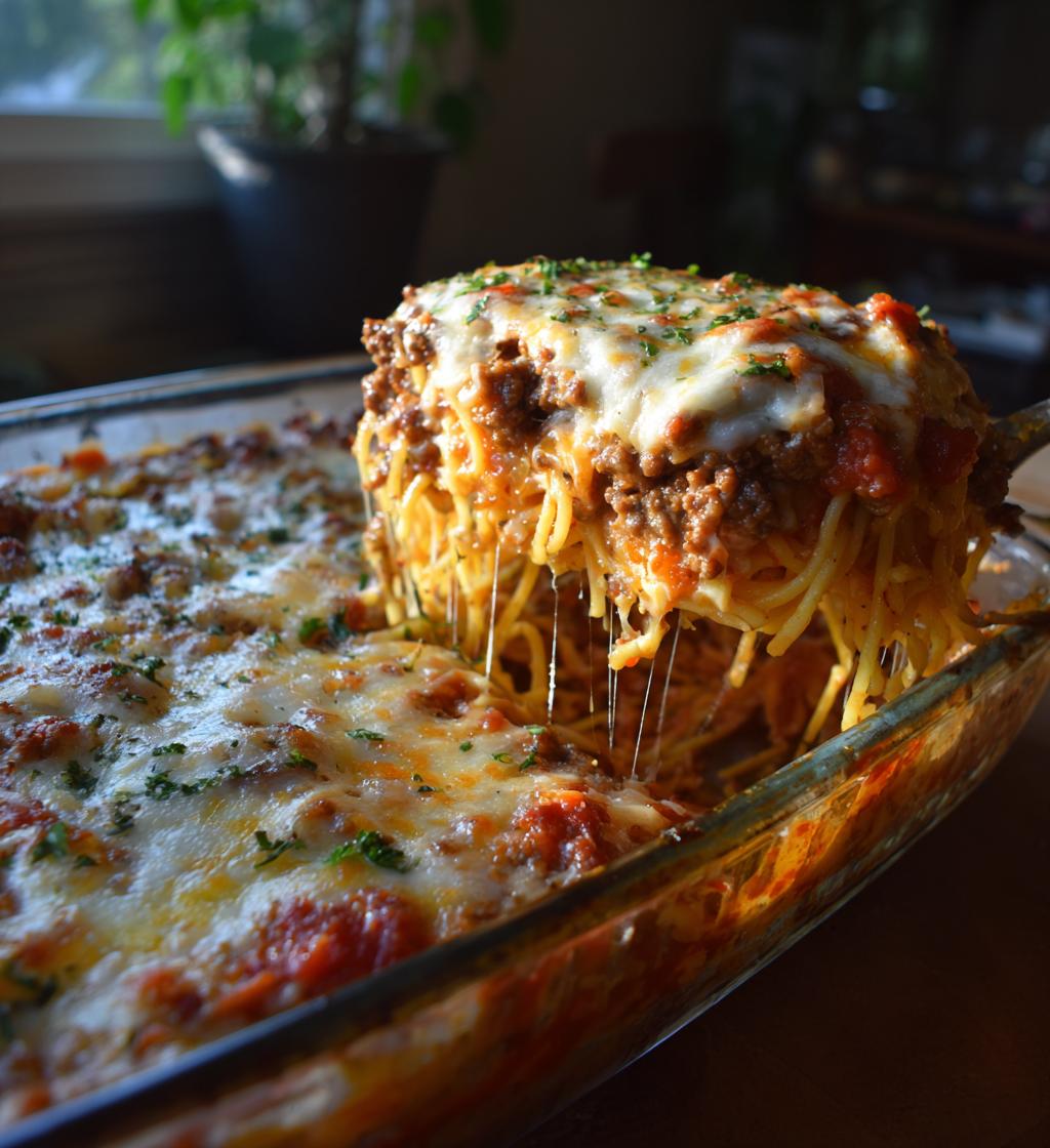 spaghetti bake recipe