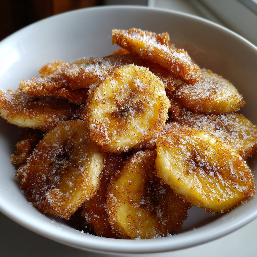 Air Fryer Cinnamon Sugar Banana Chips: 5 Irresistible Bites
