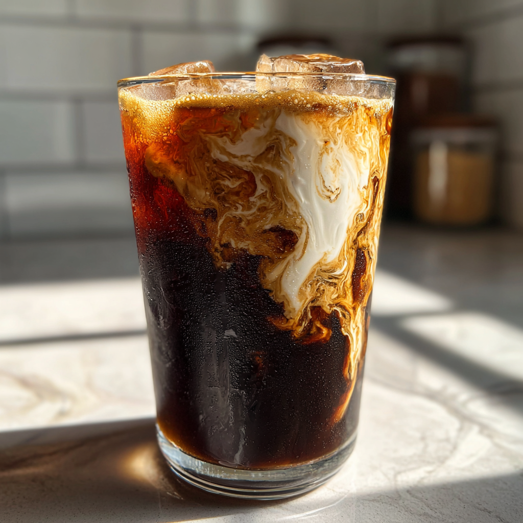 Cold Brew Coffee with Vanilla Sweet Cream Delight in 12 Hours