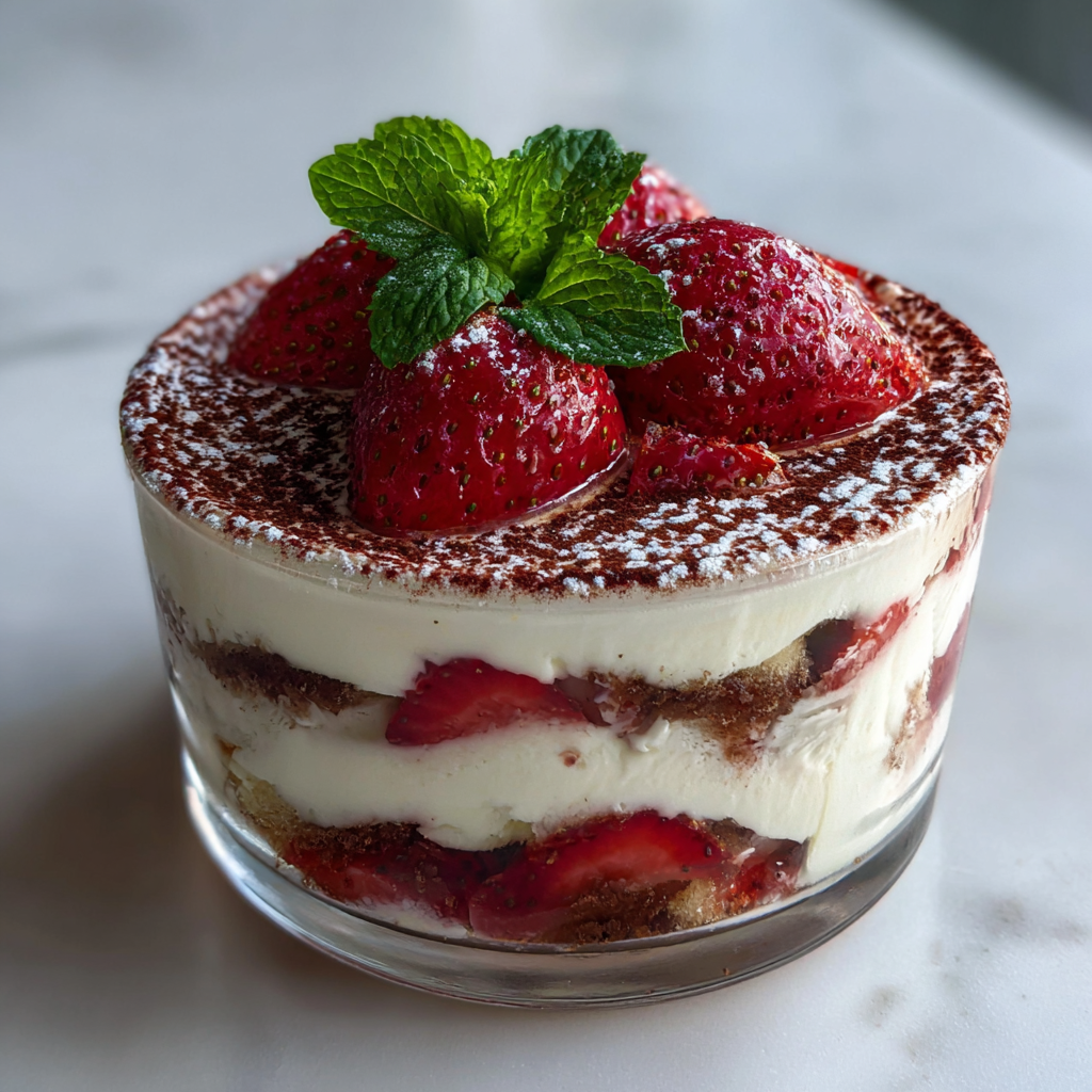 Erdbeer-Tiramisu ohne Backen: 5 Layers of Heavenly Bliss