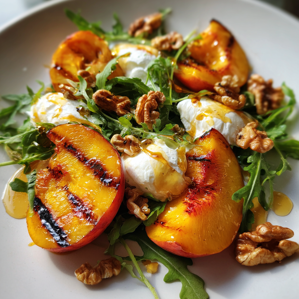Grilled Peach &amp; Burrata Salad with Honey: 5 Irresistible Tips