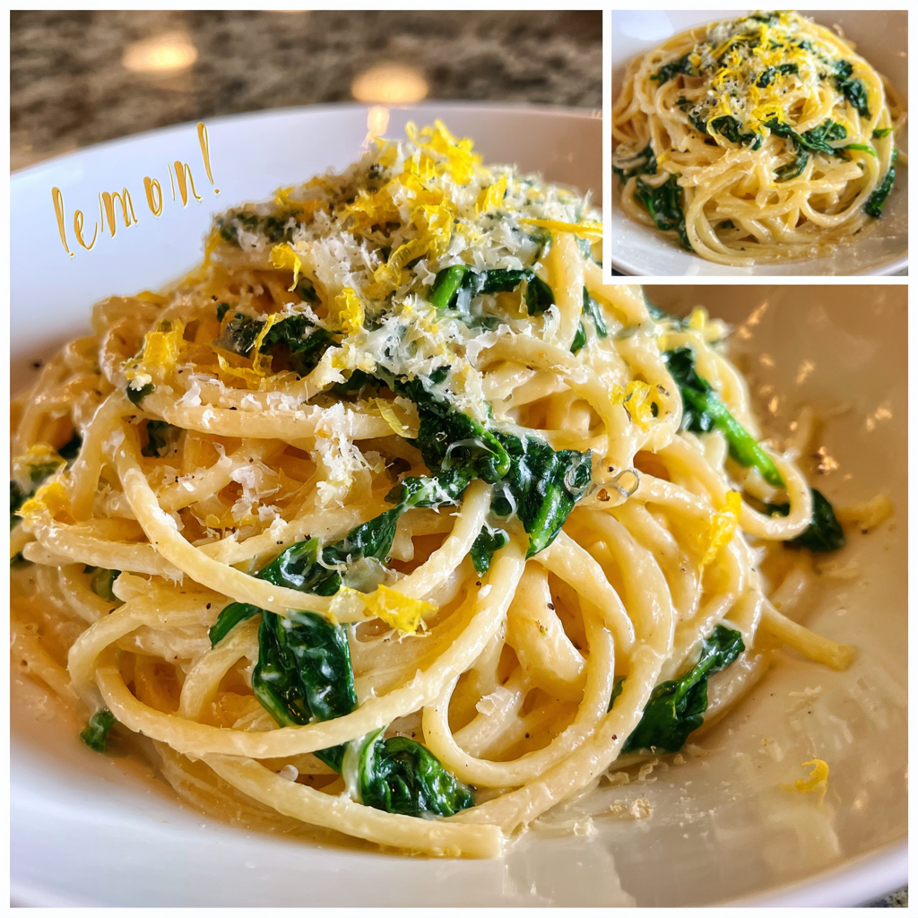 Lemon Ricotta Pasta with Spinach &amp; Garlic: 25-Minute Delight