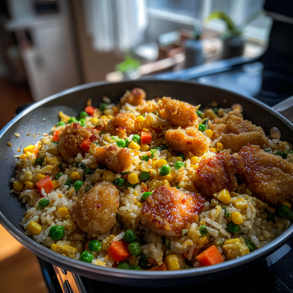 One-Pan Spicy Chicken Fried Rice: 30-Minute Delight