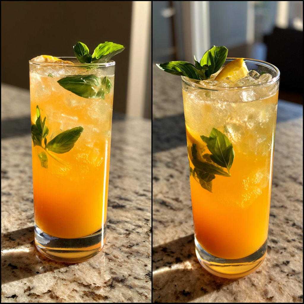 Peach Basil Sparkling Lemonade: 5 Refreshing Sips to Enjoy