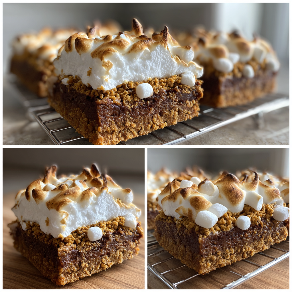 S’mores Brownies with Torched Meringue: 5-Star Delight