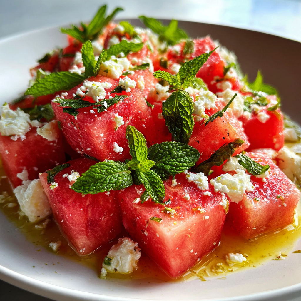 Wassermelonen-Feta-Salat: 4 Refreshing Summer Servings